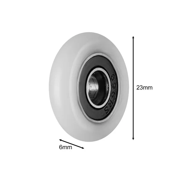 Zuhanykabin görgőkészlet 8db - csendes, tartós, univerzális - Image 2