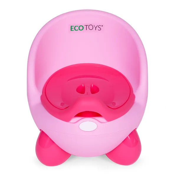 Ecotoys gyermek bili, csúszásmentes, rózsaszín, kivehető betét - Image 2