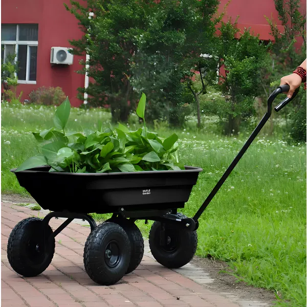 Multigarden kerti kocsi 200kg 75l billentős felfújható kerekekkel - Image 2