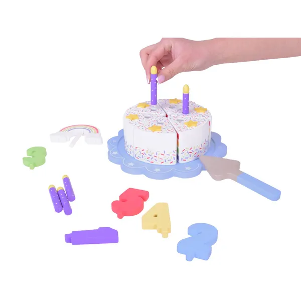 Színes szülinapi torta játék készlet gyerekeknek - Image 5