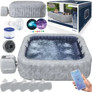 BESTWAY Lay-z-spa San Francisco Pro 7 wi-fi led Jakuzzi pezsgőfürdő (60161)