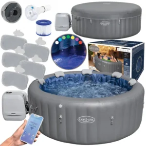 BESTWAY Lay-Z-Spa Santorini Pro 7 led jakuzzi (60075)