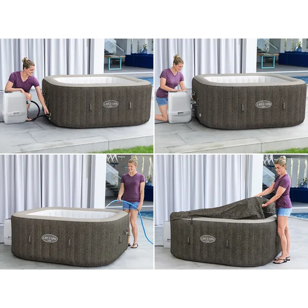 Bestway Lay-Z-Spa Cabo Jakuzzi hydrojet spa 4-6 főre wifi-vel - Image 6