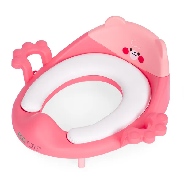 Ecotoys gyermek wc ülőke puhapárnával, rózsaszín - Image 3