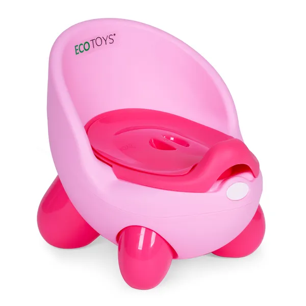 Ecotoys gyermek bili, csúszásmentes, rózsaszín, kivehető betét - Image 3