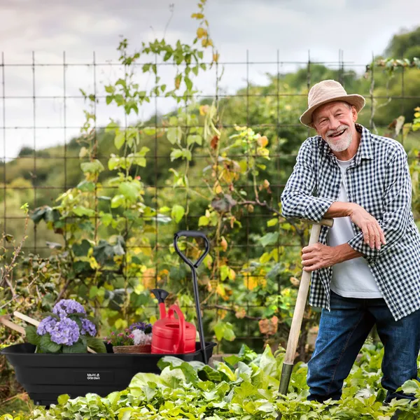 Multigarden kerti kocsi 200kg 75l billentős felfújható kerekekkel - Image 3