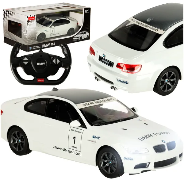 RC autó 1:14 BMW M3 fehér