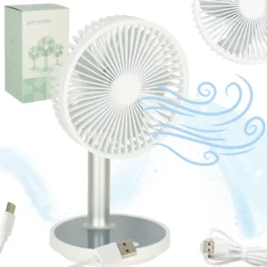 Állvány ventilátor lábon fehér