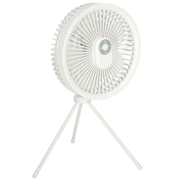 Mini álló asztali ventilátor fehér - Image 2