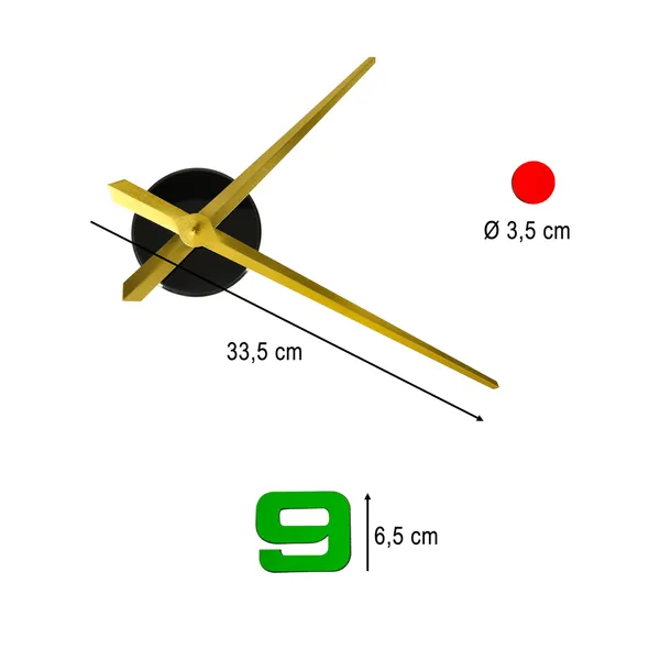 Matrica falióra színes számokkal 80-90cm - Image 2