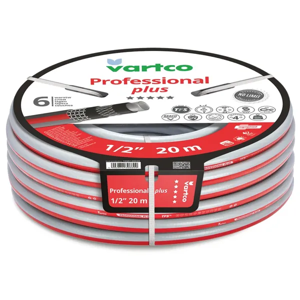 Vartco profi kerti tömlő 1/2 20m 6 rétegű