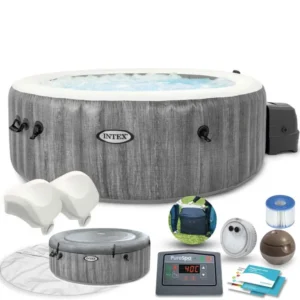 Intex felfújható jacuzzi 4 személyes 196x71cm wifi 28440