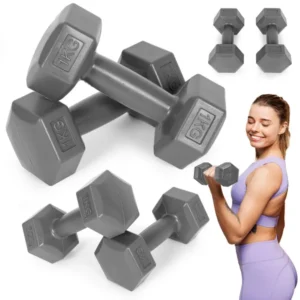 Modernhome hex súlyzók 2x1kg - erősítés és rehabilitáció