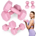 Modernhome rózsaszín súlyzókészlet 2x1 kg
