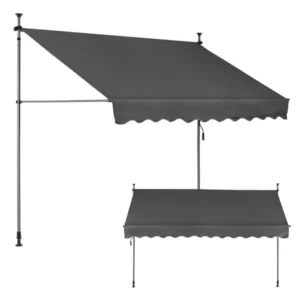 Multigarden erkély napellenző 300x120 cm, állítható, vízálló, szürke