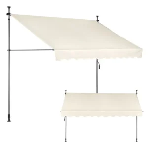 Multigarden erkély napellenző 300x120 cm, állítható, vízálló, bézs