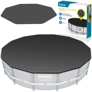 Bestway medencetakaró 396cm pvc védő+hőszigetelő