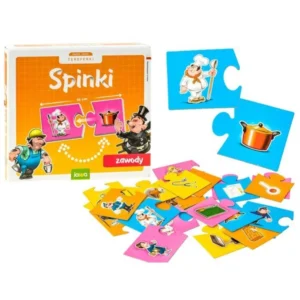 Spinki foglalkozások puzzle játék