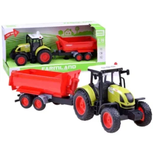 Gyerek traktor pótkocsival 1:16 méretarányban