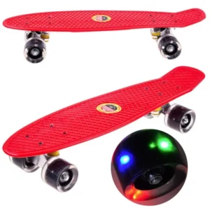 Világító pennyboard gördeszka gyerekeknek