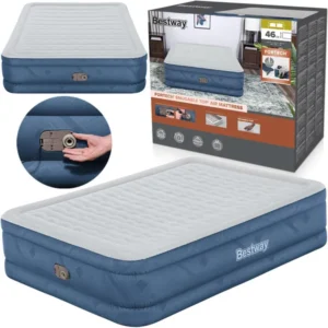 Bestway kétszemélyes légmatrac beépített pumpával 203x152x46cm