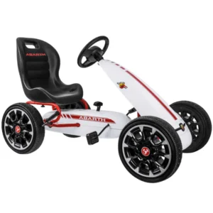 Abarth gyerek gokart - puha kerekek, állítható ülés, 30kg-ig