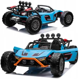 Kétüléses gyermek buggy autó távirányítóval