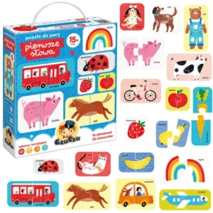 Első szavak puzzle készlet gyerekeknek