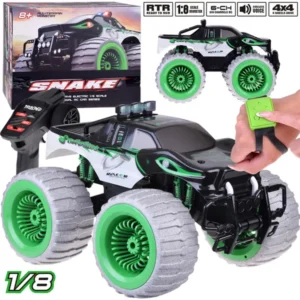 Óriás kígyó 4x4 drift rc autó fényekkel és zenével