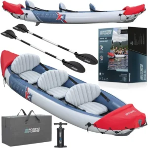Rapid x3 felfújható kajak 3 személyes + evezők 381x100 cm