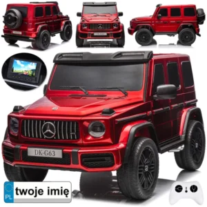 Mercedes g63 amg gyermek elektromos autó 2 személyes 24v távirányítóval