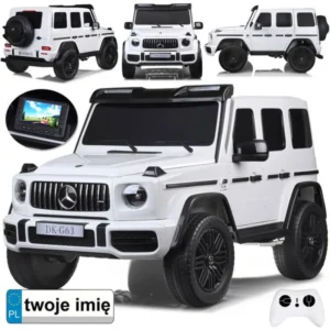 Mercedes g63 amg gyermek elektromos autó 2 személyes 24v távirányítóval