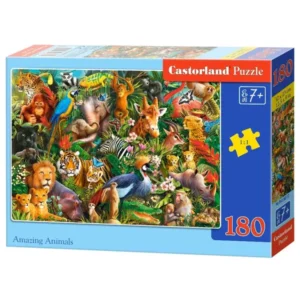 Csodás állatok gyerek puzzle 180 db
