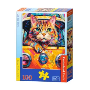 Macskabusz utazás 100 darabos puzzle
