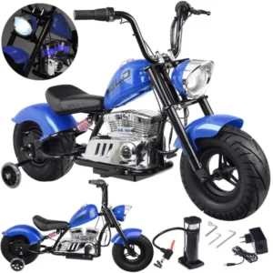 Gyermek chopper motor 24v 80kg led hanghatás