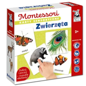 Állatfigyelő montessori kártyák 2+