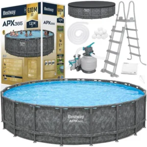 Bestway apx365 kerti medence 610x132cm szűrővel és létra