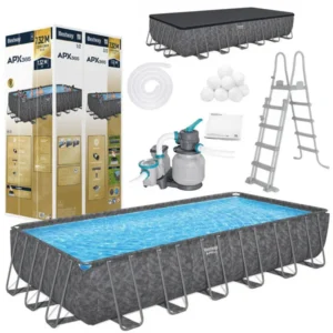 Bestway apx 365 medence 732x366cm szivattyúval és létra