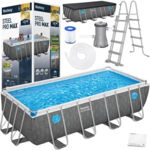 Bestway splashview rattan medence 488x244cm 10in1