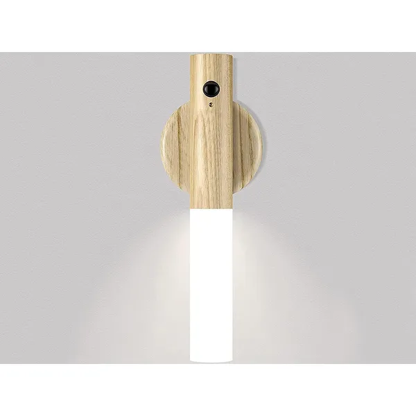 Meleg fényű LED fali lámpa mozgásérzékelővel, mágneses, akkumulátoros, USB-C - Image 2