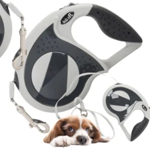 Erős automata póráz 5m 20kg-ig kutyáknak zárral