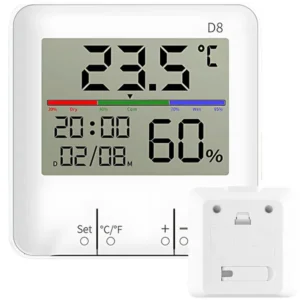 Lcd hőmérő időjárásállomás higrométerrel