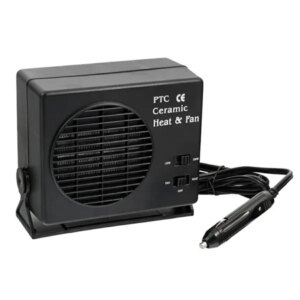 AG166A autós PTC hőlégfúvó, 12 V, 150/300 W, ventilátor-funkcióval