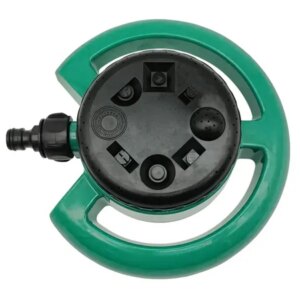 Kerti 8 funkciós torony esőztető, forgó szórófej, ABS, 20 cm, 1/2-3/4″