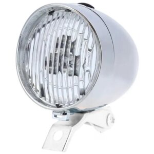 Retro led kerékpárlámpa ezüst