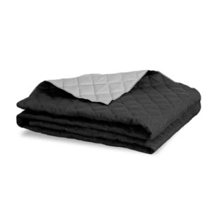 Medicline kétoldalas steppelt ágytakaró 200x220 cm szürke-fekete
