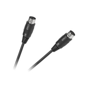 Din5 audio kábel 1,2m fekete