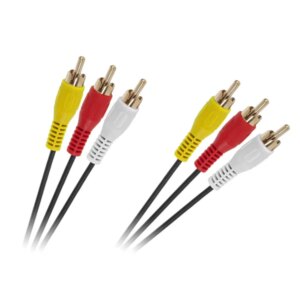 Rca kábel 3x3, 2m hosszú