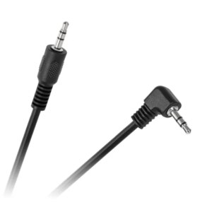 Szögletes jack 3,5mm kábel, 0,5m, lx8053k