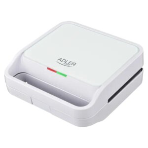 Adler 2in1 szendvicssütő fehér 850w